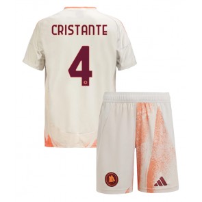 AS Roma Bryan Cristante #4 Gostujuci Dres za Dječji 2024-25 Kratak Rukavima (+ kratke hlače)